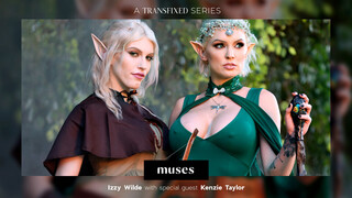 Tattooed Shemale Izzy Wilde's Big Tits - лучшее порно без регистрации 1PORNO.NET
