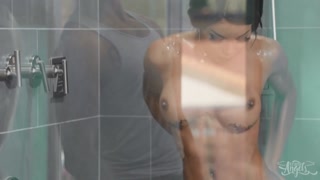  Interracial Creampie with Big Cock and Thong  - лучшее порно без регистрации 1PORNO.NET