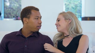 Black Cock Meets Blonde Pussy in Dinner Fuck - лучшее порно без регистрации 1PORNO.NET