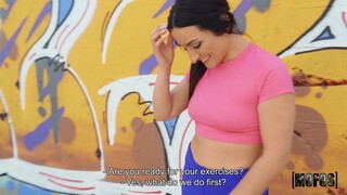 Yoga Pants Gone Wild: Doggystyle with Annie Reis - бесплатное порно на 1PORNO.NET