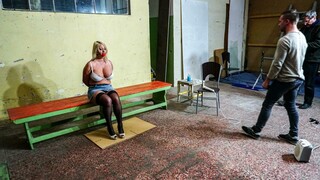 Blonde girl bound and gagged hard - лучшее порно без регистрации 1PORNO.NET