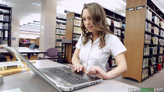 College Library Sex Scandal - Jade Nile Exposed - лучшее порно без регистрации 1PORNO.NET