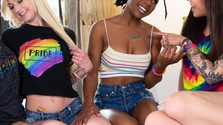 Hazel Grace & Morgan Rain in First Pride - Wild Lesbian Action - бесплатное порно на 1PORNO.NET