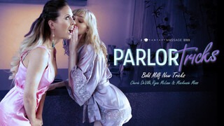 Naughty Parlor Tricks: MILF Cherie Deville Deep Throats - лучшее порно без регистрации 1PORNO.NET