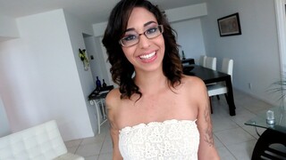 Penelope Stone Takes a Huge Load From Daddy in POV BJ - лучшее порно без регистрации 1PORNO.NET