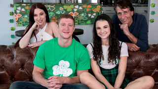 Why a Shamrock on My Cock? – Brunette & Redhead Swap Blowjobs - лучшее порно без регистрации 1PORNO.NET