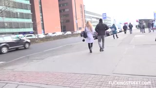 European Blonde Alexis Crystal Picked Up And Fucked - лучшее порно без регистрации 1PORNO.NET