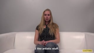 Blonde Tereza from Europe Fucks in Wild Casting - лучшее порно без регистрации 1PORNO.NET