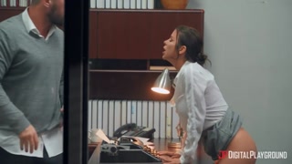 Brunette Alexis Fawx Gets Rough Anal & Pussy Licking - Office Fuck - лучшее порно без регистрации 1PORNO.NET