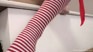 Hairy blonde Agneta gets pounded in sexy stockings - лучшее порно без регистрации 1PORNO.NET