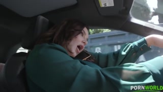 Busty Brunette Pays for Car Crash with Hardcore Anal & Rough Sex - лучшее порно без регистрации 1PORNO.NET