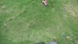 Amateur Jade Amber fucked outdoors - anal creampie - бесплатное порно на 1PORNO.NET
