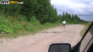 Hot Russian brunette Layla gets picked up for wild anal sex - лучшее порно без регистрации 1PORNO.NET