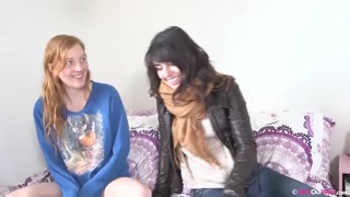 BTS Sexy Redhead Duo Avalon & Brigitte in Casting - бесплатное порно на 1PORNO.NET