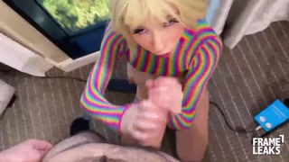 POV Handjob from Blonde Kenzie Reeves - Los Angeles 2021 - бесплатное порно на 1PORNO.NET