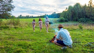 Hot 18+ Blonde & Brunette in Cowgirl Rodeo 3/4 Foursome - лучшее порно без регистрации 1PORNO.NET