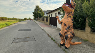 Big Tits Jennifer Picks Up Sweaty Dino Suit Animator - лучшее порно без регистрации 1PORNO.NET