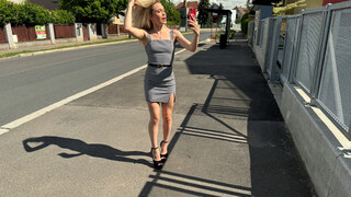 Czech Blonde Rika Fane Talks Sweet, Takes Big Cock Facial Outside - лучшее порно без регистрации 1PORNO.NET