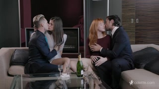 4K Wild Group Sex with Redhead and Brunette Babes - лучшее порно без регистрации 1PORNO.NET