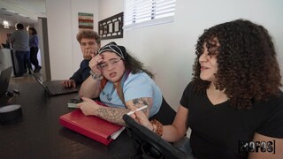 Blowjob in Study Group - лучшее порно без регистрации 1PORNO.NET