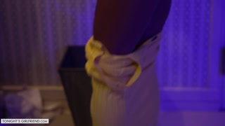 Stockinged Lover Gives a Tempting Lap Dance - лучшее порно без регистрации 1PORNO.NET