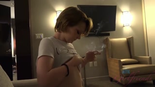 POV with Lucy Valentine – smoking then fingering herself - лучшее порно без регистрации 1PORNO.NET