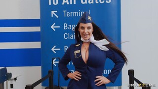 Big Tits Flight Attendant Sucks Cock - бесплатное порно на 1PORNO.NET