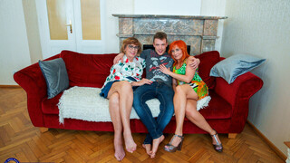 Stepmom Lavra and Granny Petra in Wild Threesome with Stepson - лучшее порно без регистрации 1PORNO.NET