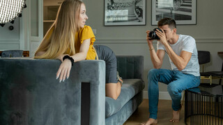 Stockinged Couple's Sensual Kissing and Sucking - бесплатное порно на 1PORNO.NET